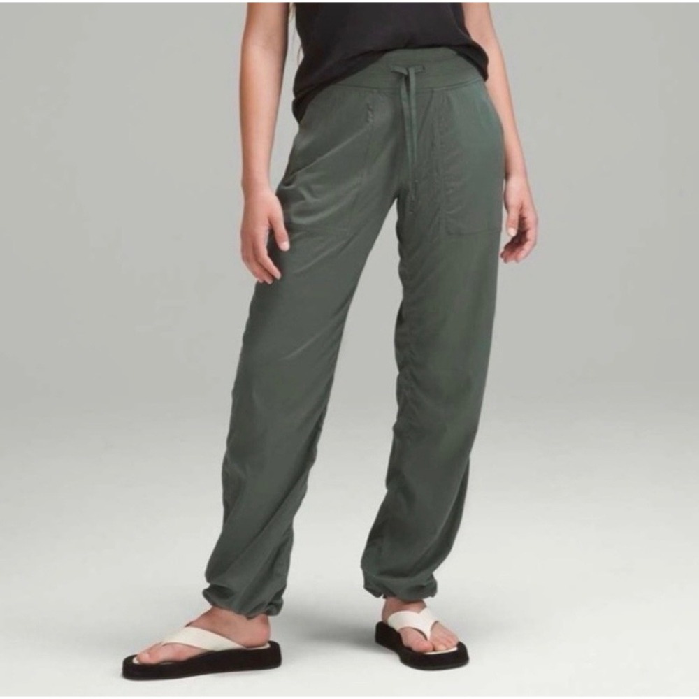 Lululemon Dance Studio Mid-Rise Full Length‎ Pant Dark Forrest 12